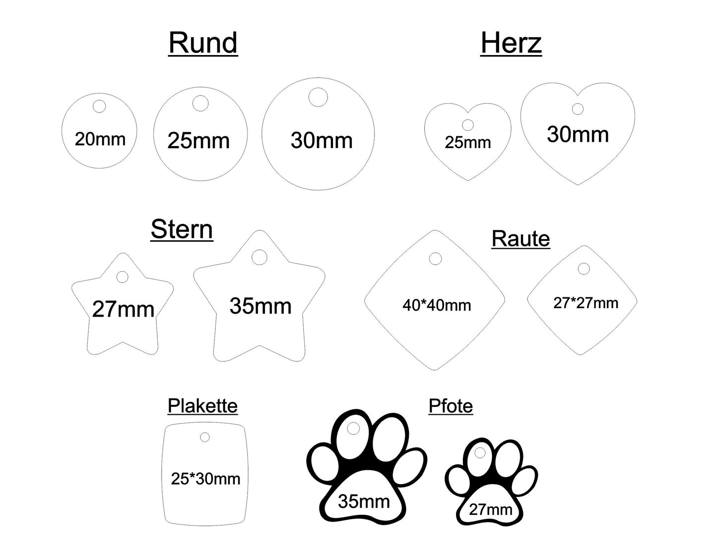 Hundemarke Basic