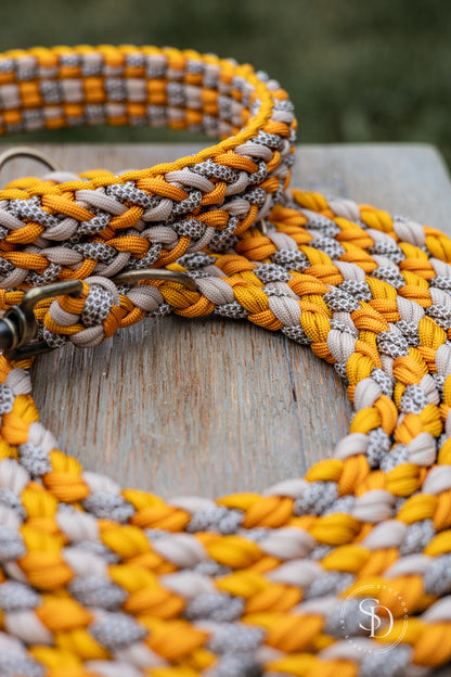 Halsband Rom & Leine Paris - Goldenrod x Mokka