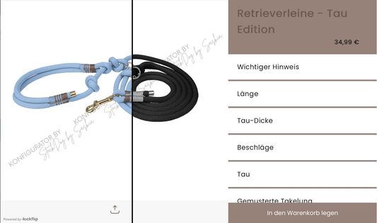 Retrieverleine Tau Edition