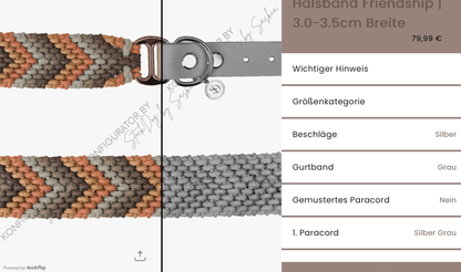 Halsband Friendship | 3.0-3.5cm Breite