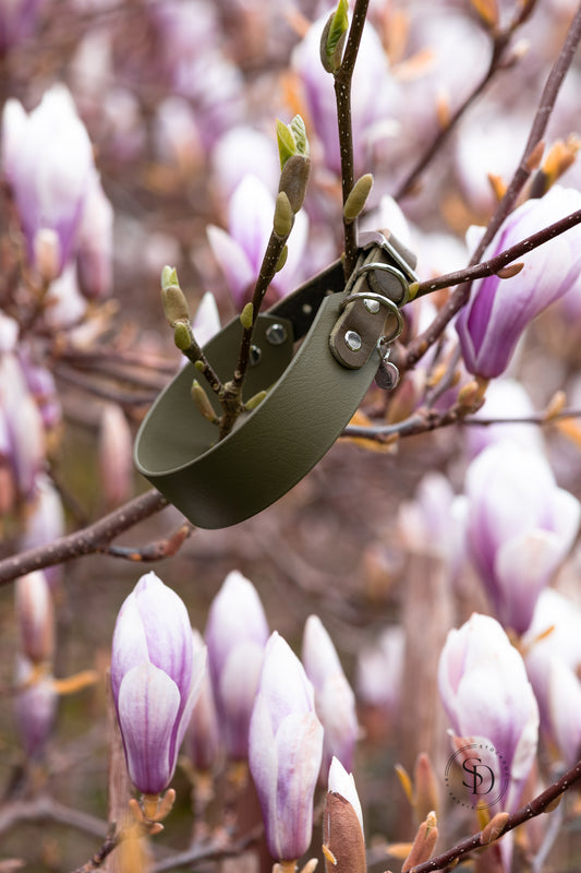 Halsband „Milano“ - Olive x Olive
